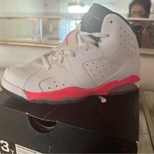 Jordan Kids Sneakers - White and Red